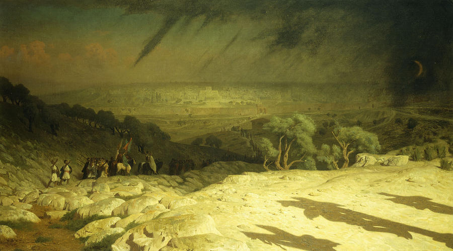 900x499 Golgotha Painting By Jean Leon Gerome - Golgotha Painting