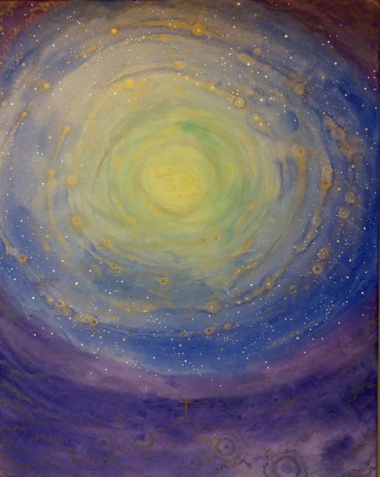 770x966 Saatchi Art Golgotha Painting By Chris Manvell - Golgotha Painting