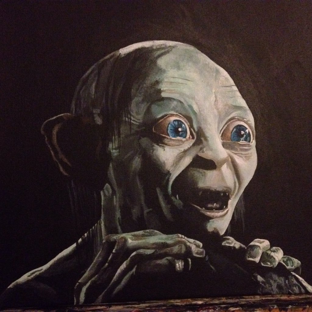 Gollum Painting