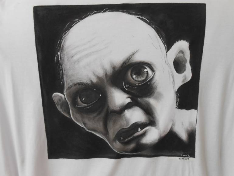 770x578 Saatchi Art Gollum Painting By Anna Bistiakova - Gollum Painting