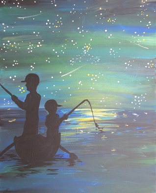 318x394 Gone Fishing - Gone Fishing Painting