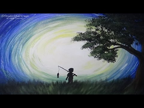 480x360 Acrylic Painting Gone Fishing Speed Painting - Gone Fishing Painting