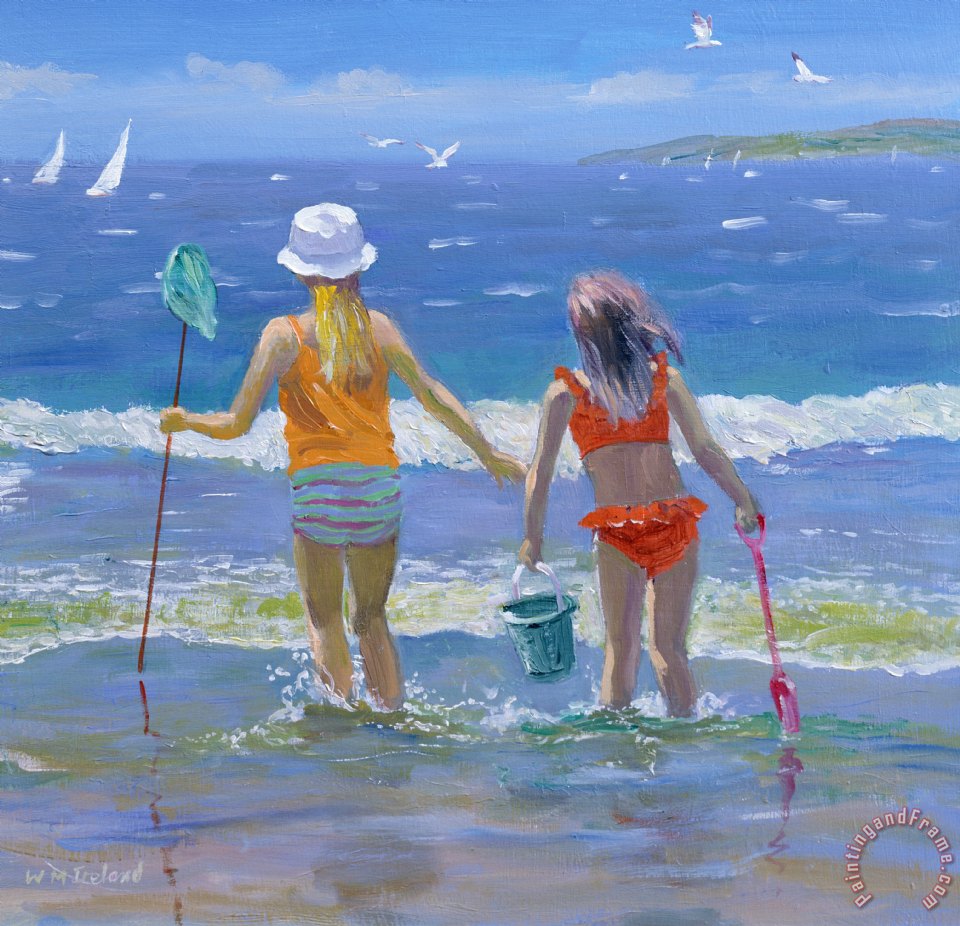 960x926 William Ireland Gone Fishing Painting - Gone Fishing Painting