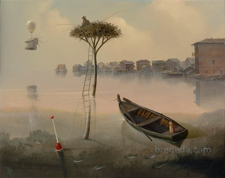 720x569 Design Stack A Blog About Art, Design And Architecture Surreal - Gone Fishing Painting