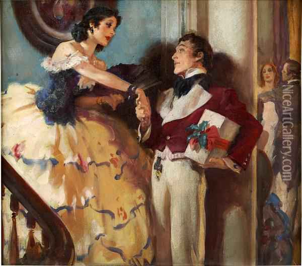 600x528 Gone With The Wind Inspired Fisher Body Magazine Advertising - Gone With The Wind Painting