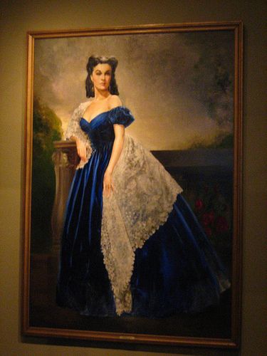 375x500 Original Scarlet O'Hara Painting From Gone With The Wind Gone - Gone With The Wind Painting