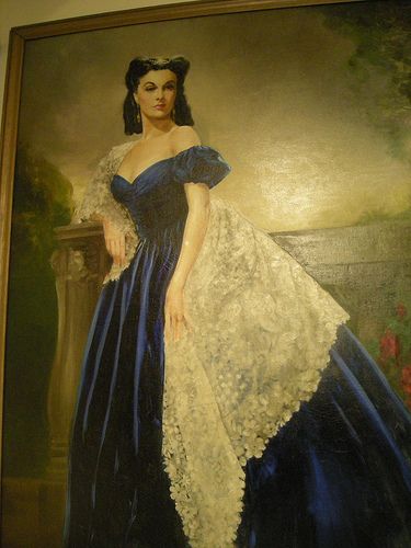 375x500 Painting Of Scarlet That Was Featured In Movie Gone - Gone With The Wind Painting