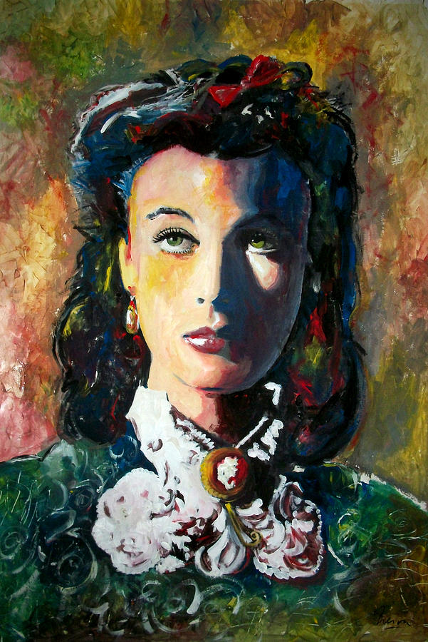 601x900 Vivien Leigh - Gone With The Wind Painting