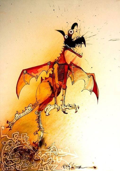 507x720 Ralph Steadman. Gonzo Art Random - Gonzo Painting