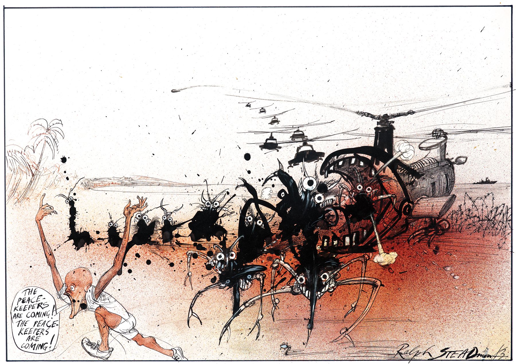 1800x1271 The Gonzo Art Of Ralph Steadman Rolling Stone - Gonzo Painting