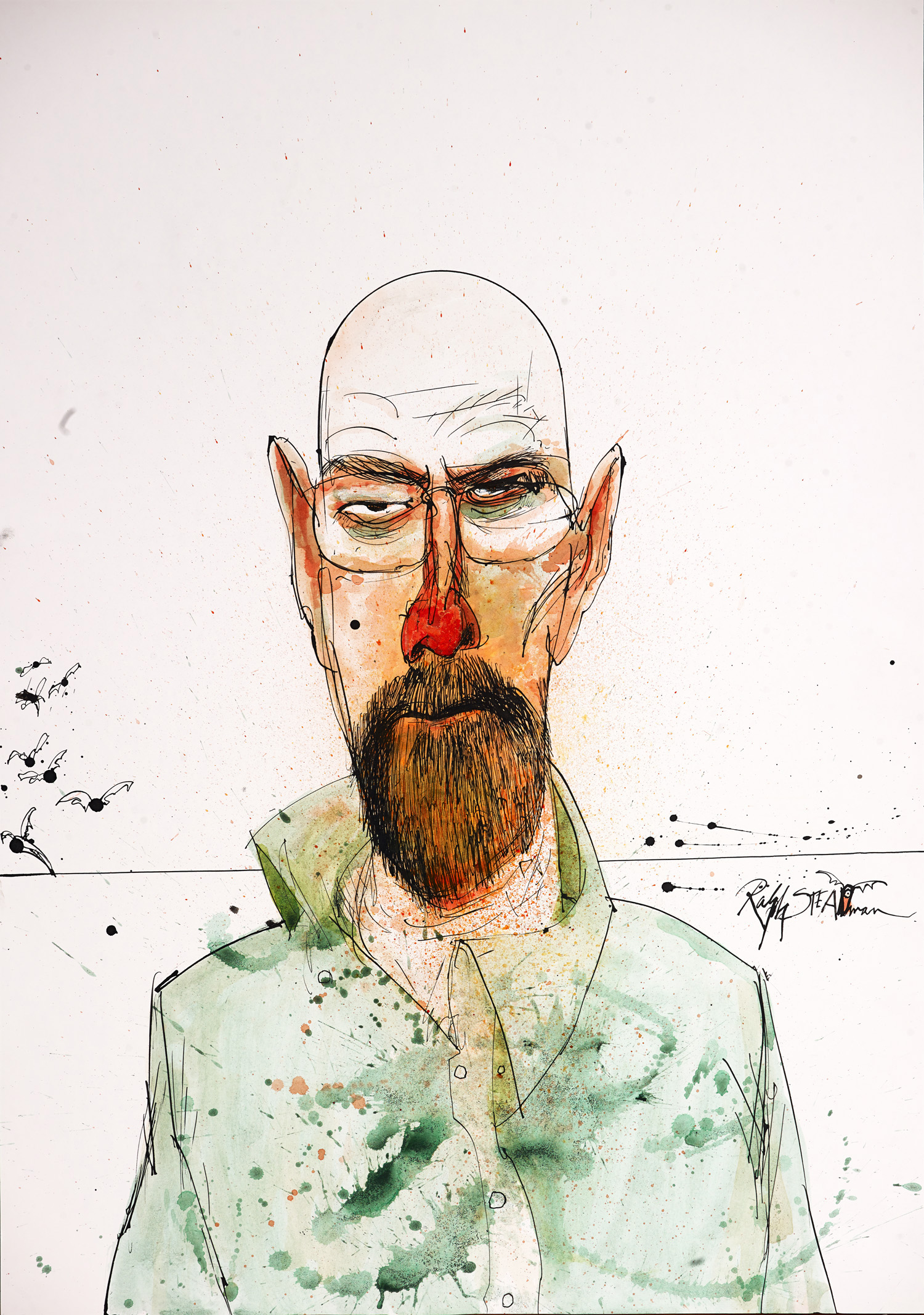 1500x2133 This Proves Ralph Steadman Is More Than Just A Gonzo Artist - Gonzo Painting