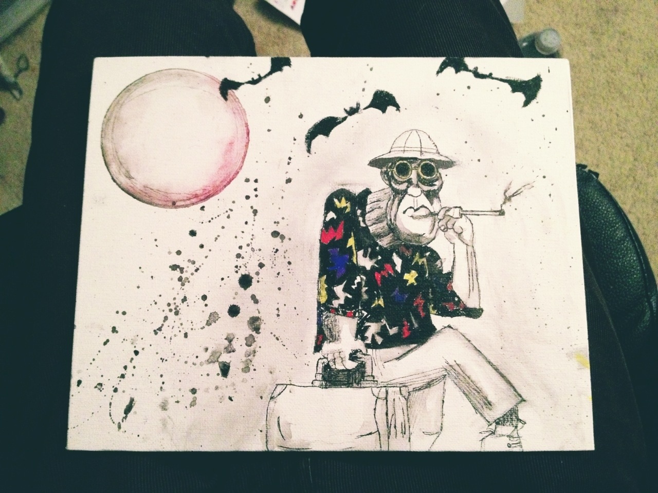 1280x960 Fear And Loathing In Vegas My Strange Art And Poems - Gonzo Painting