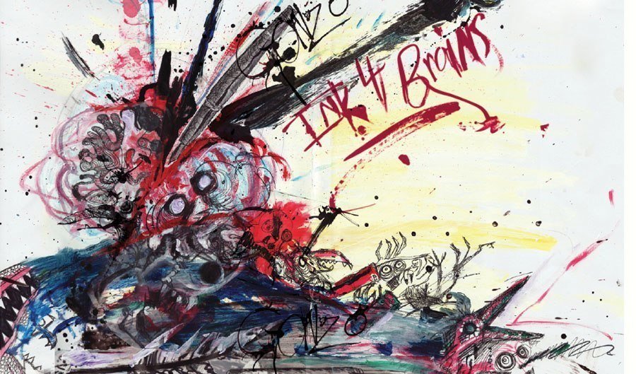 900x529 Going Gonzo The Magically Surreal Art Of Ralph Steadman - Gonzo Painting