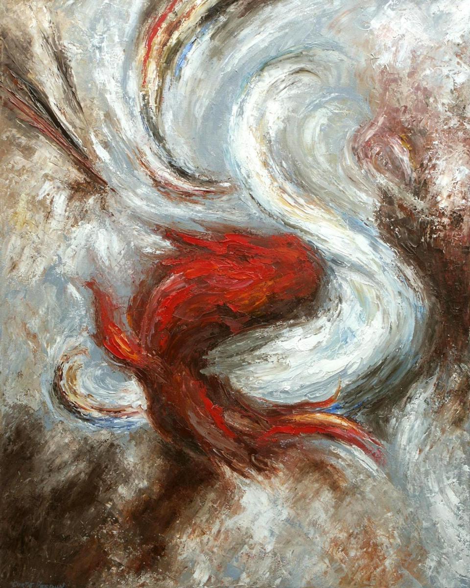 960x1200 The Dance Of Good And Evil - Good And Evil Painting