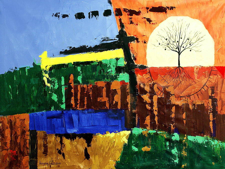 900x675 The Tree Of Knowledge Of Good And Evil Painting By Anthony Falbo - Good And Evil Painting