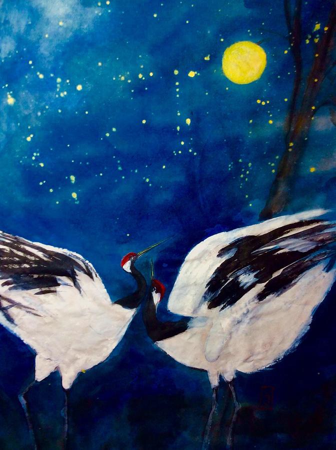 672x900 Good Night Love Painting By Rosalind Clarke - Good Night Painting