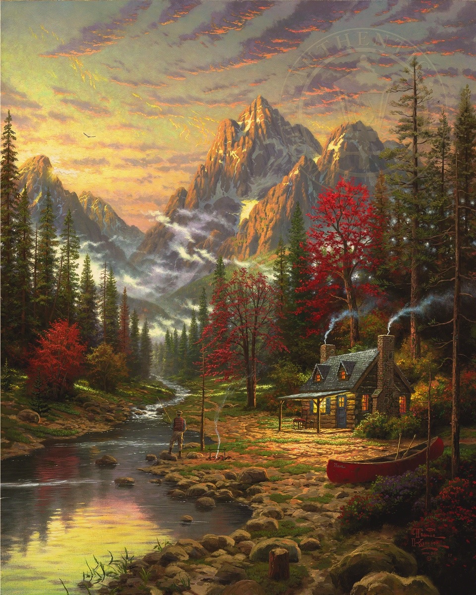 960x1200 Good Life, The Limited Edition Art The Thomas Kinkade Company - Good Painting