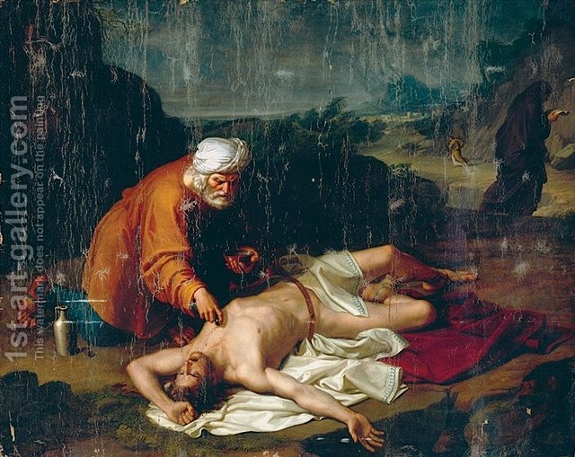 640x509 The Good Samaritan Pietro Benvenuti Reproduction 1st Art Gallery - Good Samaritan Painting