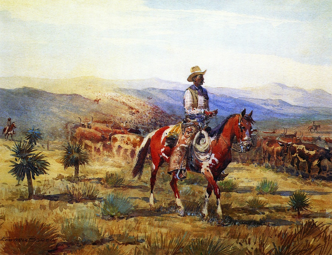 1140x876 Making Good Time Painting Edward Borein Oil Paintings - Good Times Painting