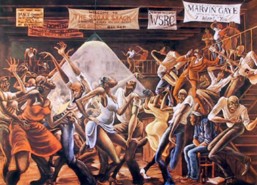 360x260 R.i.p. Ernie Barnes - Good Times Painting