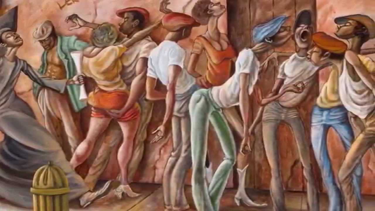 1280x720 Ernie Barnes - Good Times Painting