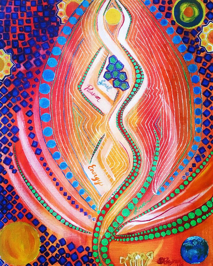 720x900 Good Vibes Painting By Sharmaine Rayner - Good Vibes Painting