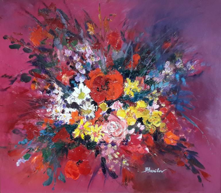 770x673 Saatchi Art Good Vibes Painting By Bianca Danilov - Good Vibes Painting