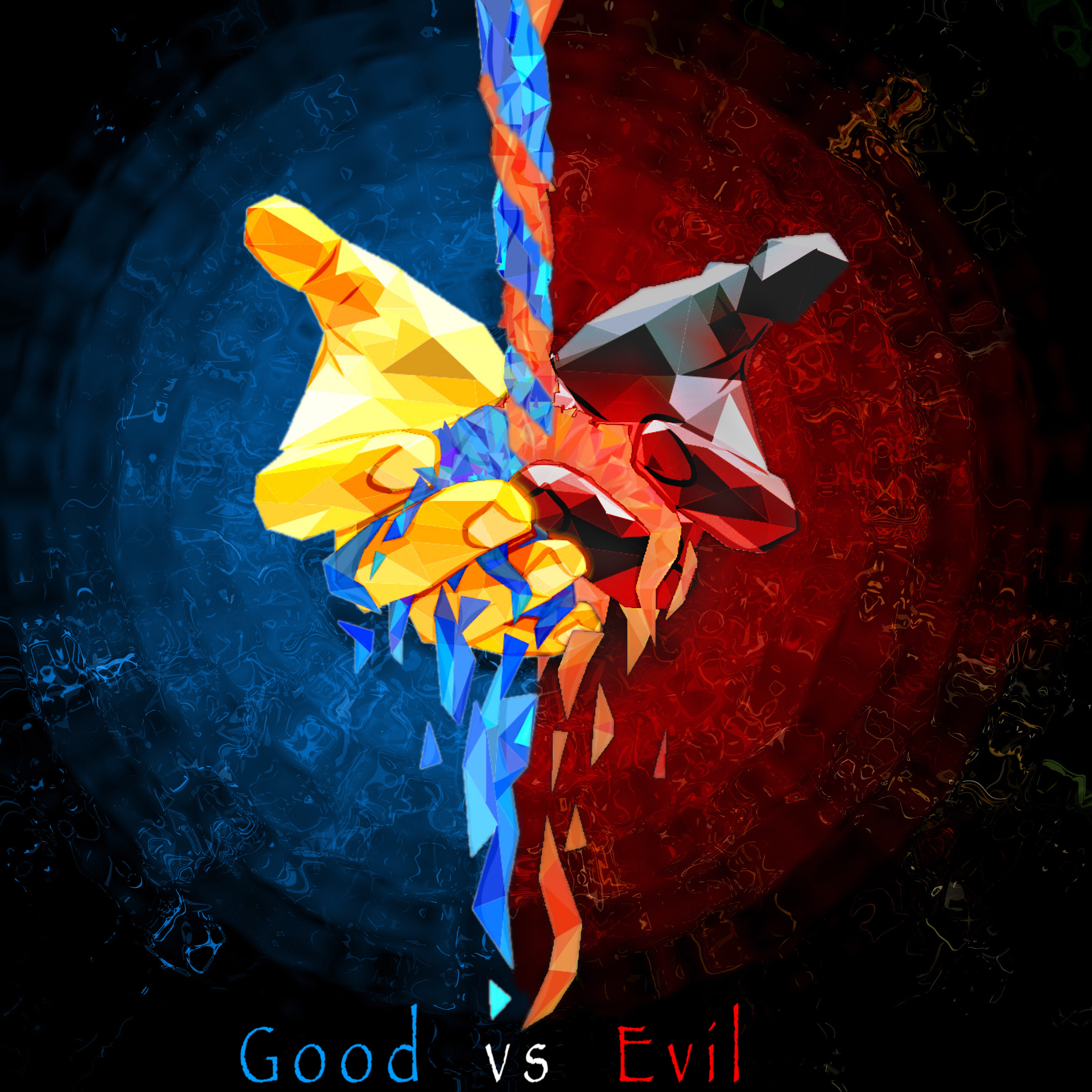 Good Vs Evil Painting at Explore collection of