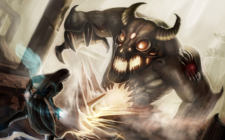 450x281 Good Vs. Evil - Good Vs Evil Painting