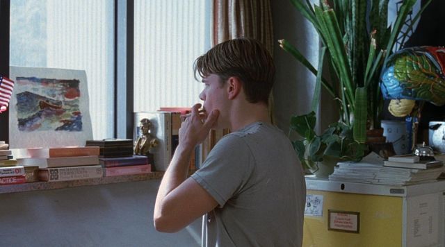 640x356 A Painting Of Matt Damon In Good Will Hunting Spotern - Good Will Hunting Painting