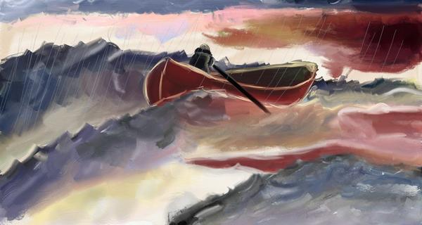 600x320 Sonu On Twitter Tribute To The Painting In @robinwilliams Office - Good Will Hunting Painting