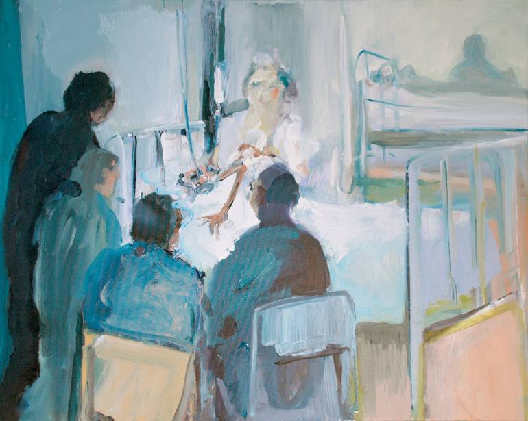 770x615 Saatchi Art Goodbye Painting By Victor Van De Lande - Goodbye Painting