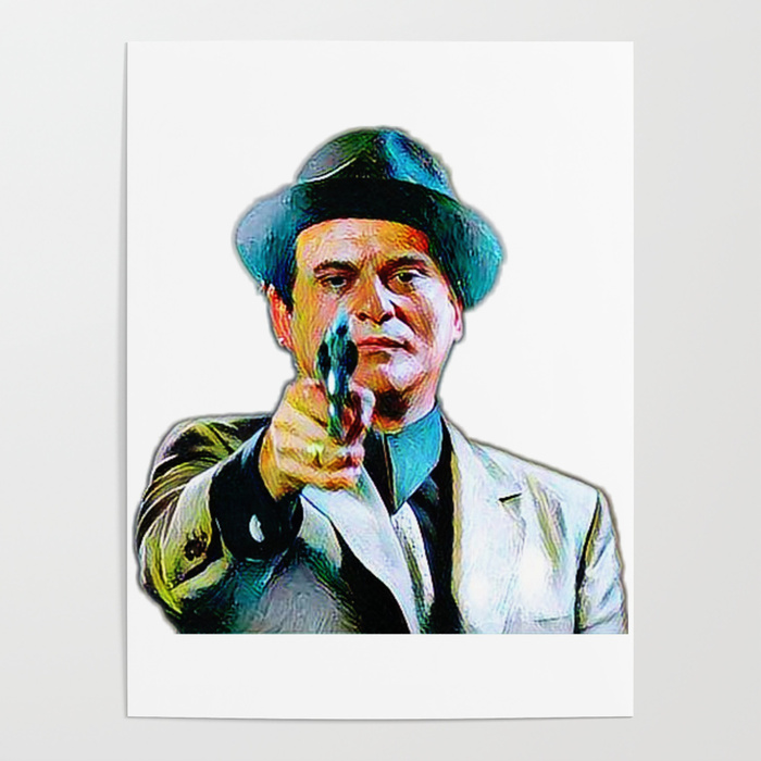 700x700 Joe Pesci Mafia Gangster Movie Goodfellas Painting Poster By - Goodfellas Painting