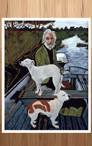 189x300 8.5x11 Goodfellas Movie Prop Dog Painting Mafia Deniro Replica - Goodfellas Painting