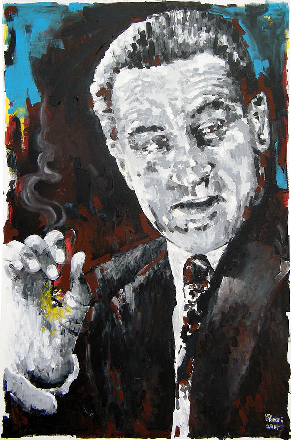 596x900 Robert De Niro Painting By Michael Leporati - Goodfellas Painting