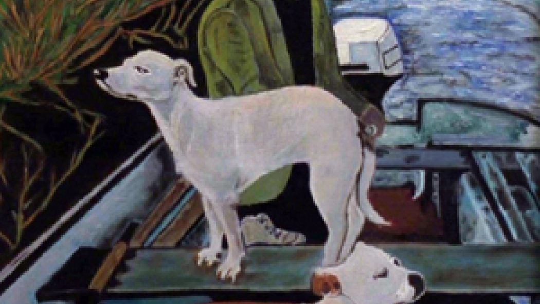 1050x591 Goodfellas Dog Painting - Goodfellas Painting