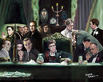 355x284 Scarface - Goodfellas Painting