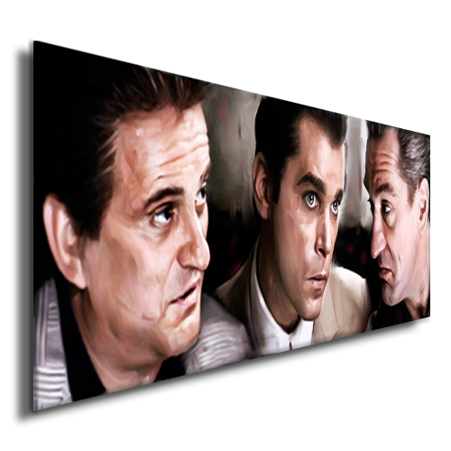 500x500 Goodfellas Robert De Niro Joe Pesci Poster Painting Canvas Art - Goodfellas Painting