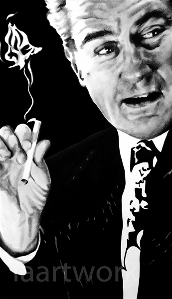 345x600 Robert Deniro Goodfellas Movie Art Canvas Poster Pri - Goodfellas Painting Poster