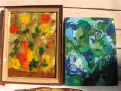 480x360 More Valuable Goodwill Finds, 2 More Pat Hiatt Oil Paintings - Goodwill Painting