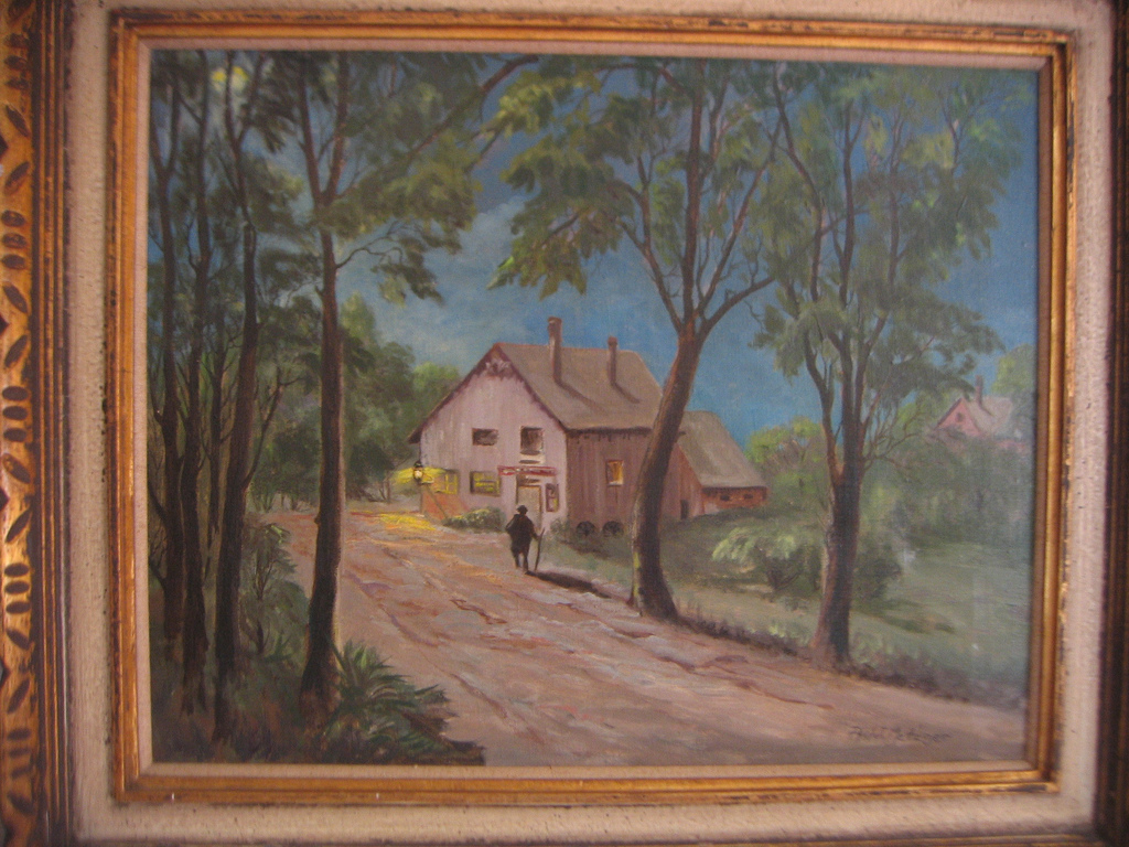 1024x768 Phil J Metzger Oil Painting I Found - Goodwill Painting