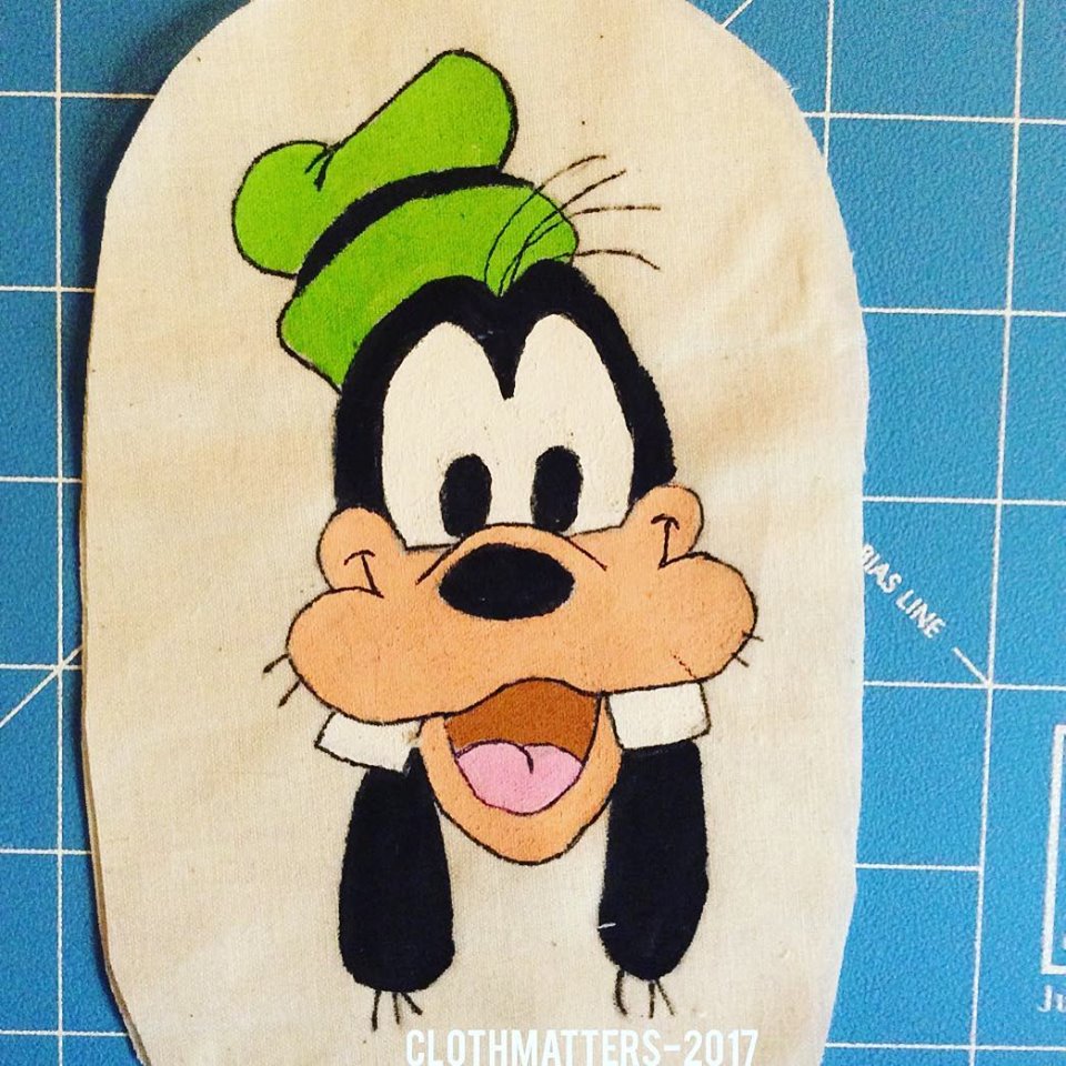 960x960 Clothmatters Goofy Fabric Painting - Goofy Painting