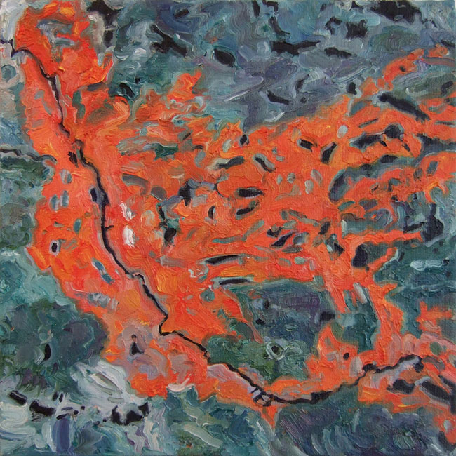 650x650 Paintings Of Google Earth - Google Painting