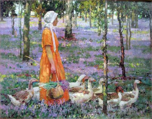 620x483 Country Matters Michaelmas Is A Time To Cook The Festive Goose - Goose Girl Painting