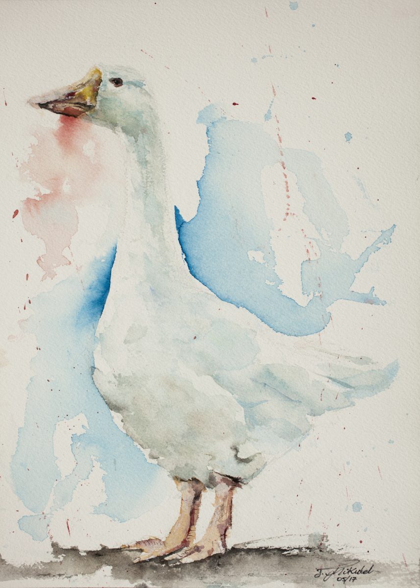 858x1200 Goose (Original) - Goose Painting