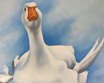 340x270 Goose Painting Etsy - Goose Painting