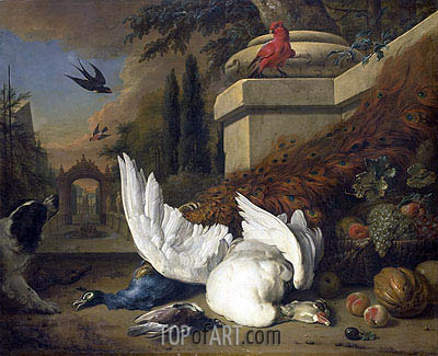 400x325 A Dog - Goose Painting