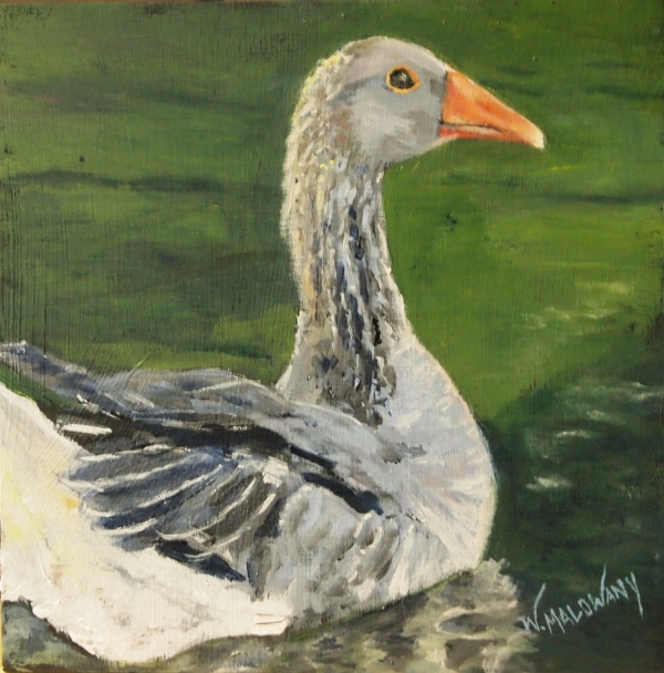 600x608 Goose Painting Wendy Malowany - Goose Painting