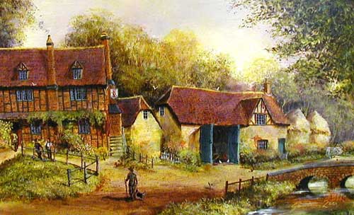 500x304 Original Paintings By Gordon Lees. Landscape Artist - Gordon Painting