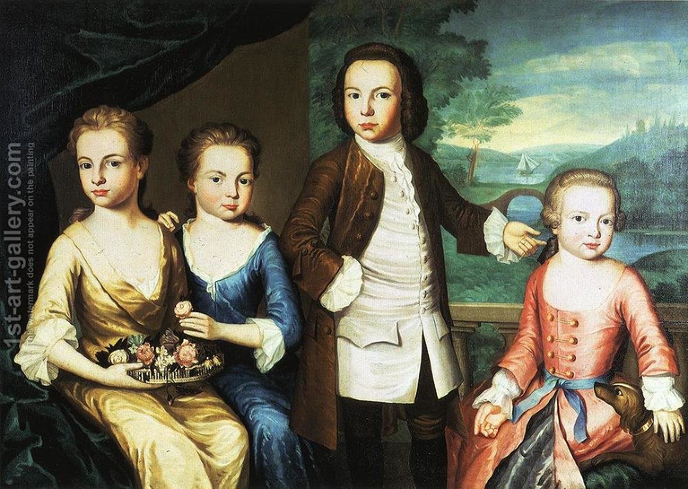 1000x711 The Gore Children John Singleton Copley Reproduction 1st Art Gallery - Gore Painting